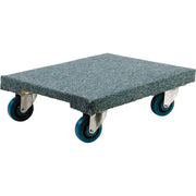 Heavy-Duty Solid Wood Dolly, 18" x 30", 1,400 lb, Rubber Wheels