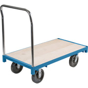 Heavy-Duty Platform Truck, 48" x 30", 2,500 lb, Nylon Casters