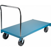 Heavy-Duty Platform Truck, 60" x 30", 2,500 lb, Nylon Casters