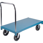 Heavy-Duty Platform Truck, 48" x 30", 2,000 lb, Rubber Casters