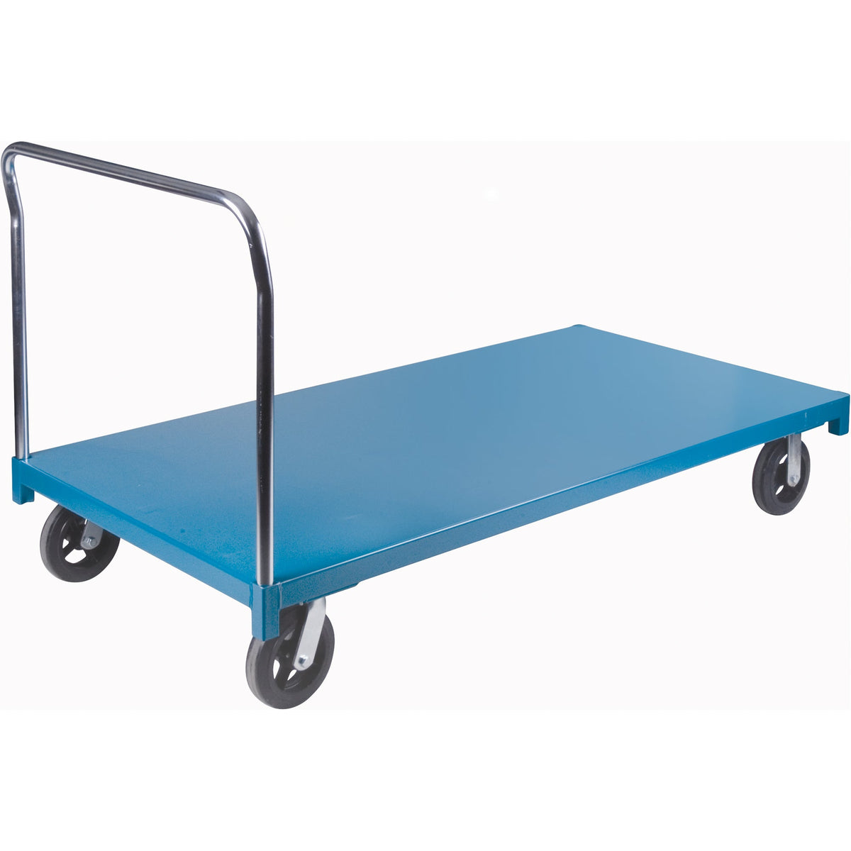 Heavy-Duty Platform Truck, 72" x 36", 2,000 lb, Rubber Casters