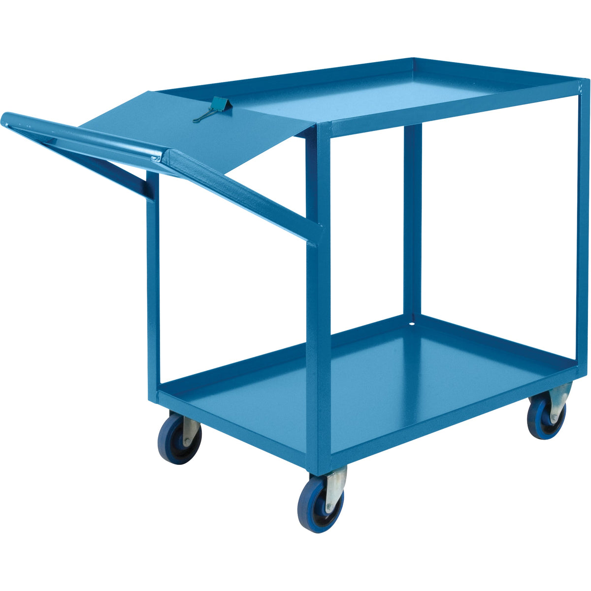Order Picking Cart, 2 Shelves, 24" x 64" x 36", 1,200 lb