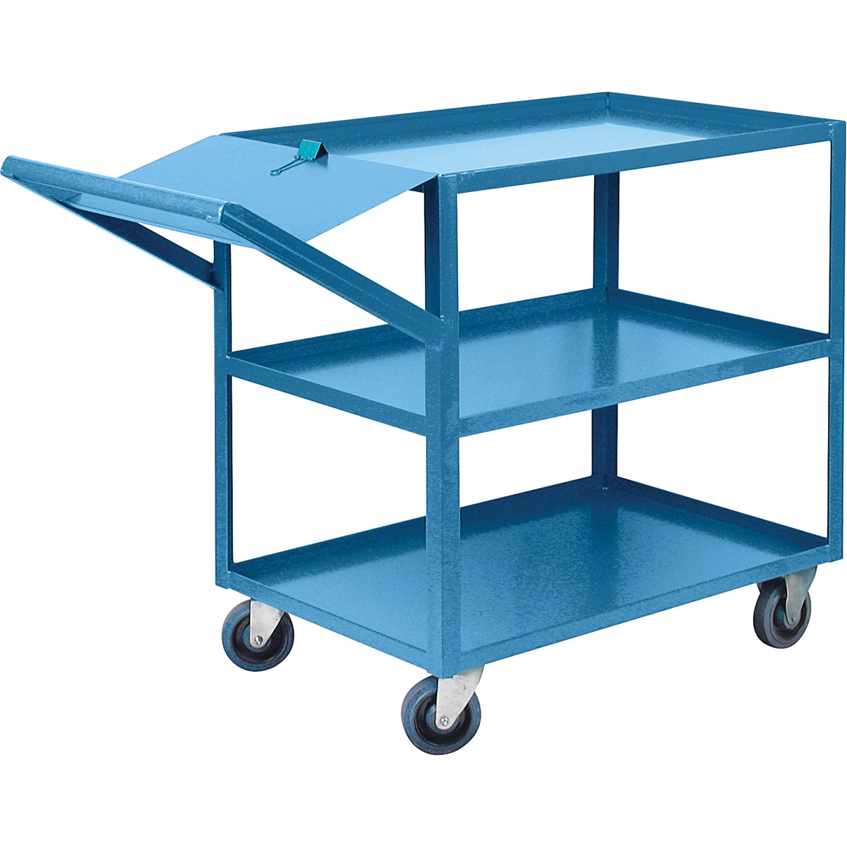 Order Picking Cart, 3 Shelves, 24" x 64" x 36", 1,200 lb