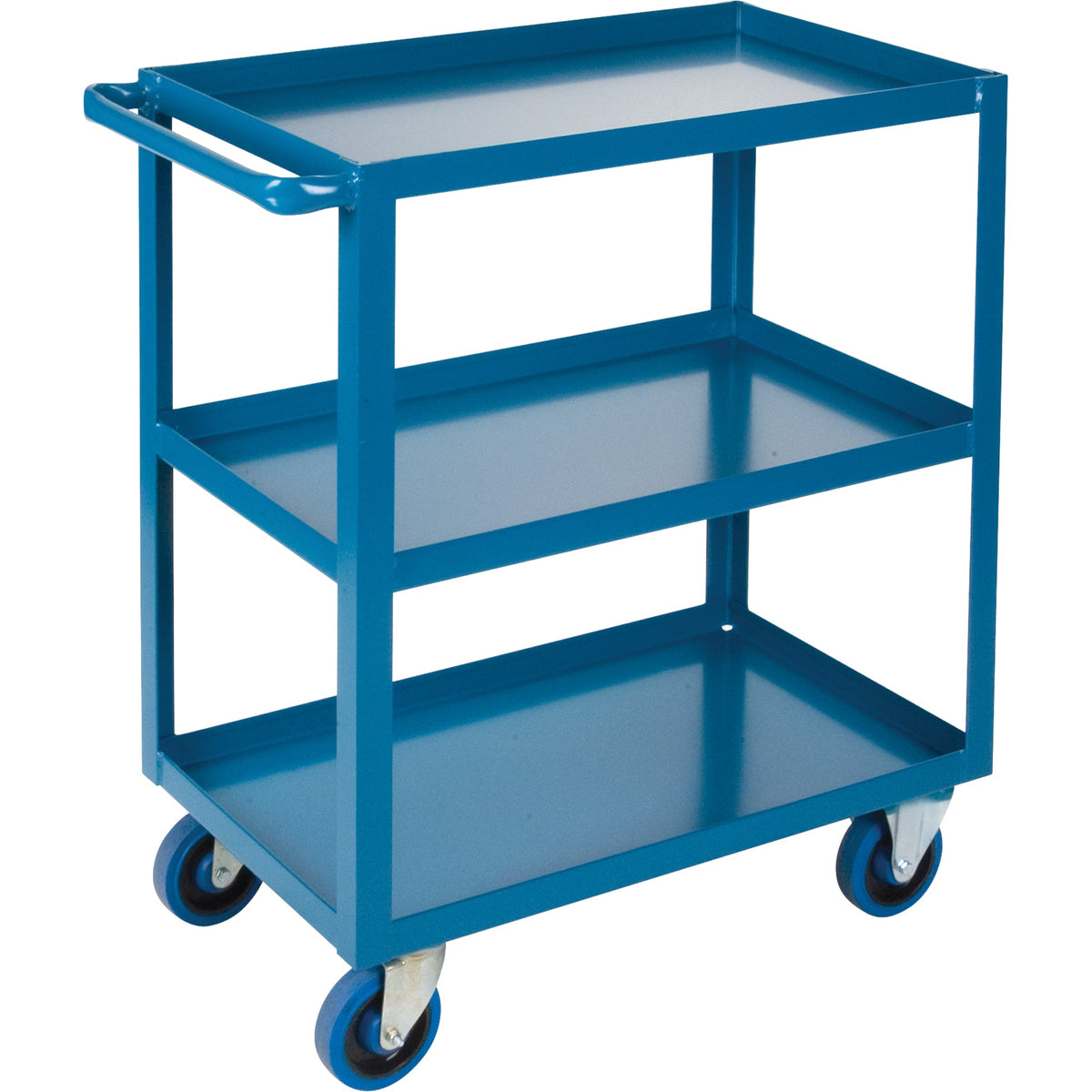 Heavy-Duty Shelf Cart, 3 Tiers, 24" x 51" x 48", 1,200 lb