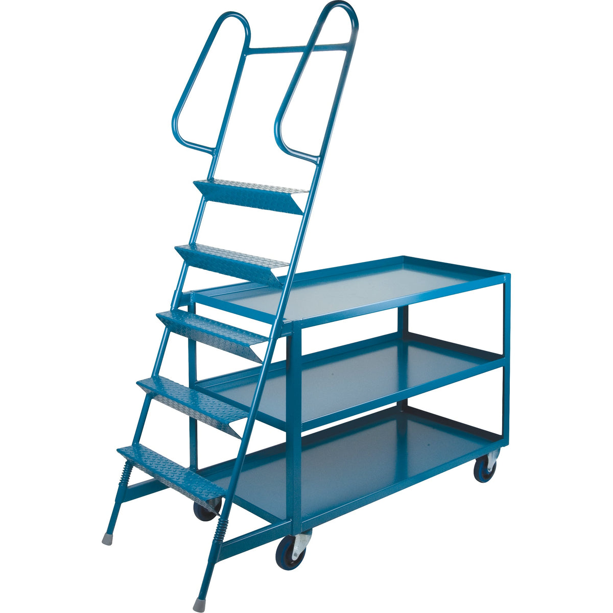 Steel Stock Picking Cart, 3 Shelves, 24" x 52", 1,200 lb