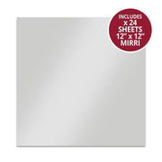 Mirri Card - 12" x 12" Stunning Silver