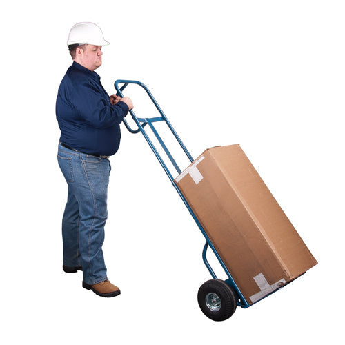 Deluxe Hi-Boy Steel Hand Truck, P-Handle, 72", 700 lb