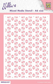 Nellie's Choice Mixed Media Stencil A6 Size - Star-2