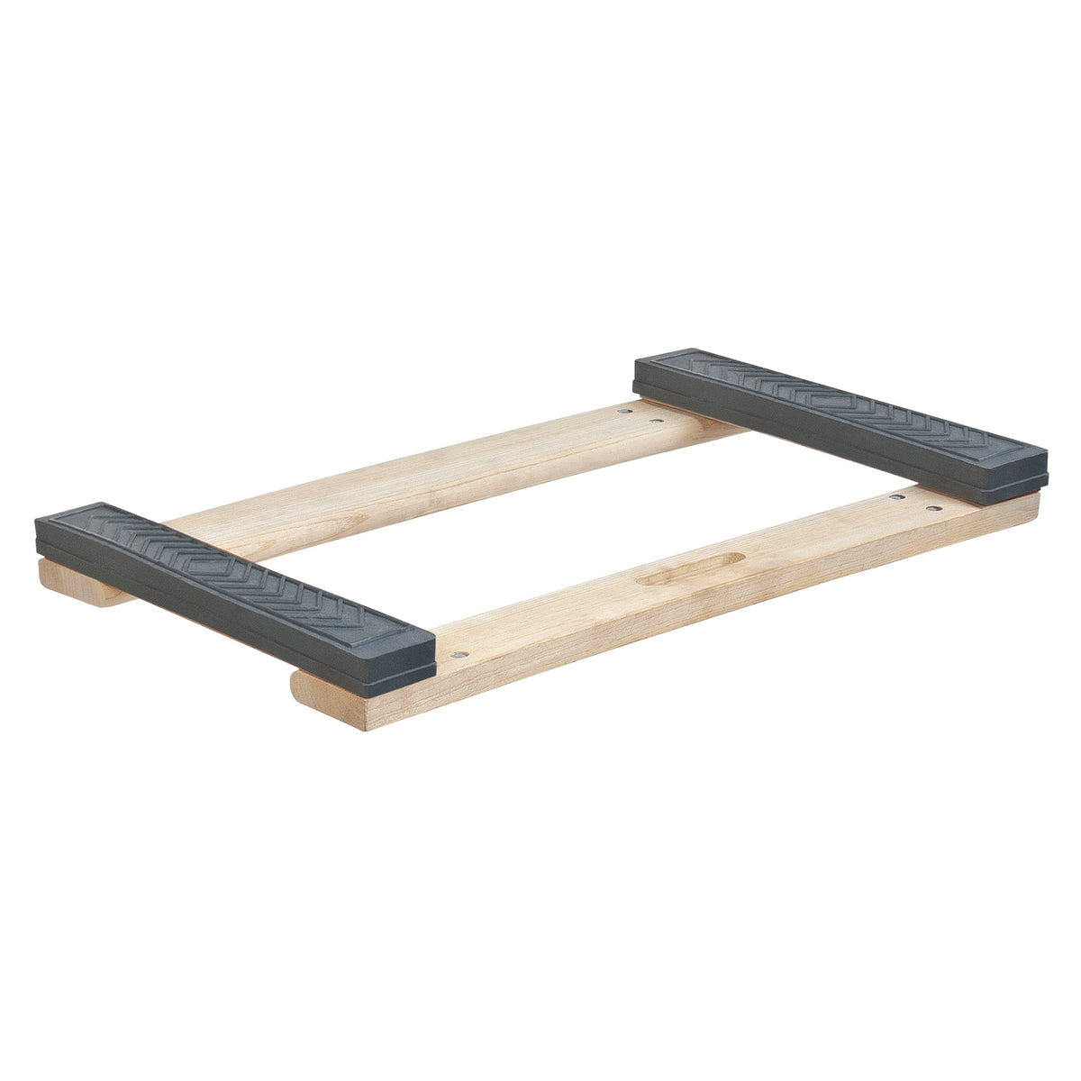 Rubber End Hardwood Dolly Frame, 18" x 24" x 2.5", 900 lb