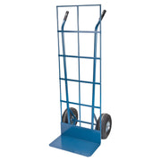 Load Retention Steel Hand Truck, Dual Handle, 53", 600 lb