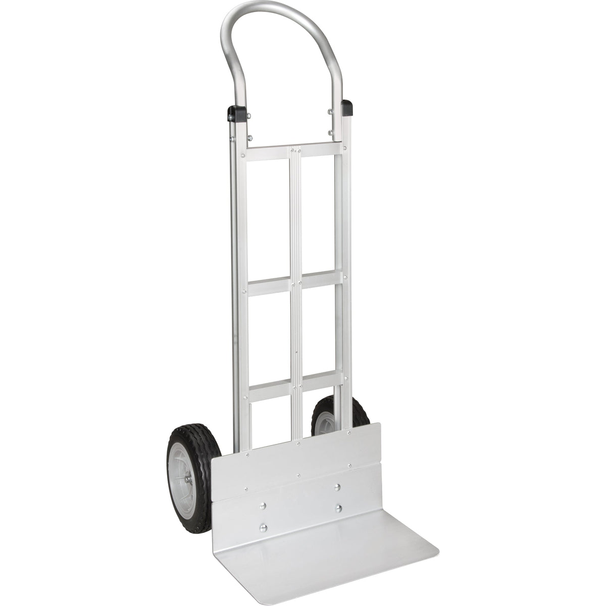 Knocked-Down Aluminum Hand Truck, Continuous Handle, 49-5/8", 500 lb