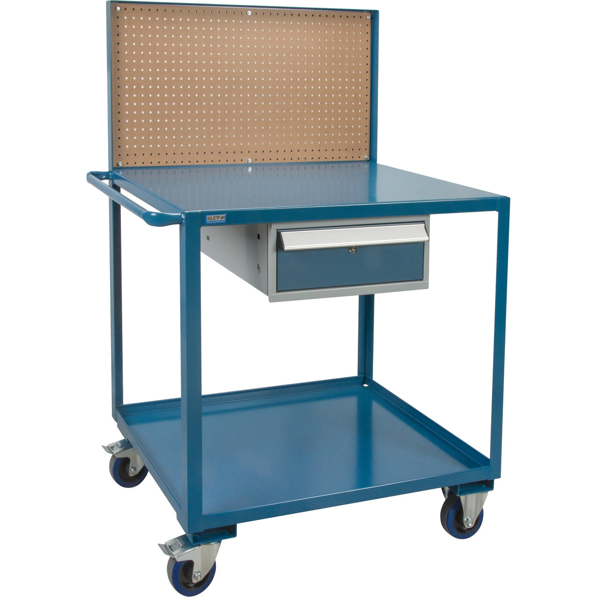 Mobile Service Cart, 2 Tiers, 24" x 40" x 57", 1,200 lb