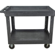 Utility Service Cart, 2 Tiers, 24-5/8" x 32-1/2" x 40", 550 lb