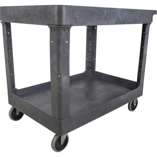 Utility Service Cart, 2 Tiers, 24-5/8" x 32-1/2" x 40", 550 lb