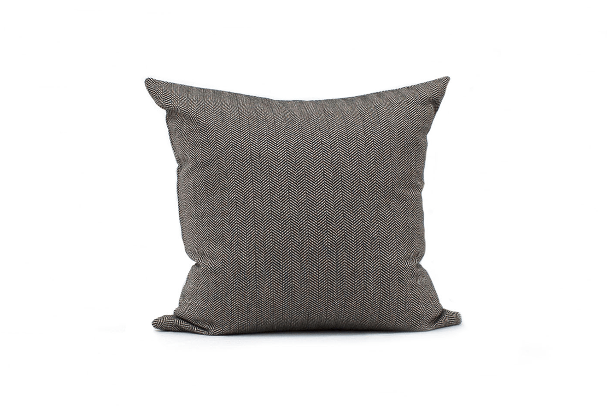 Canadian Down & Feather Noir Herringbone Cushion Cover