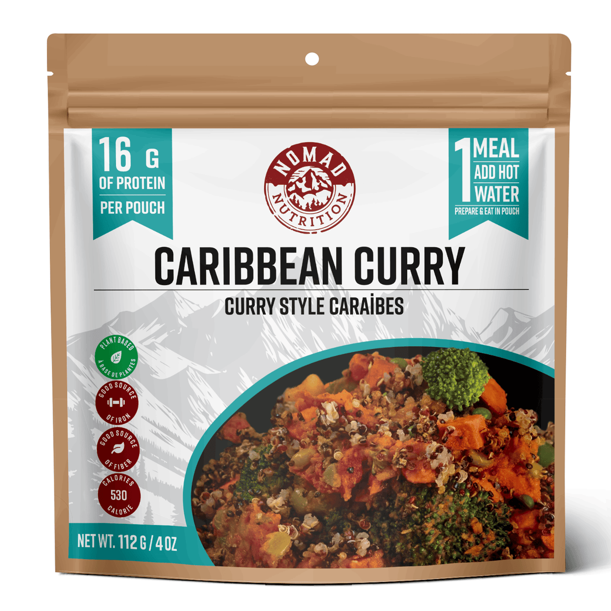 Nomad Nutrition Caribbean Curry Dehydrated Meal