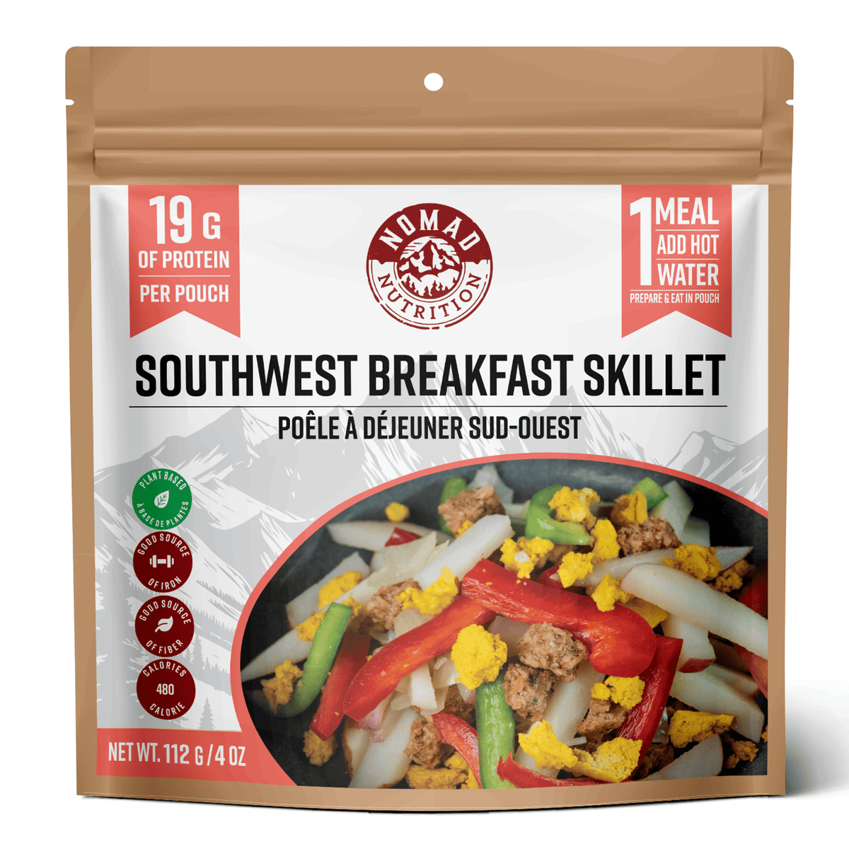 Nomad Nutrition Southwest Breakfast Skillet Dehydrated Meal