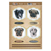 With Love Fur-ever Card Topper Sheet