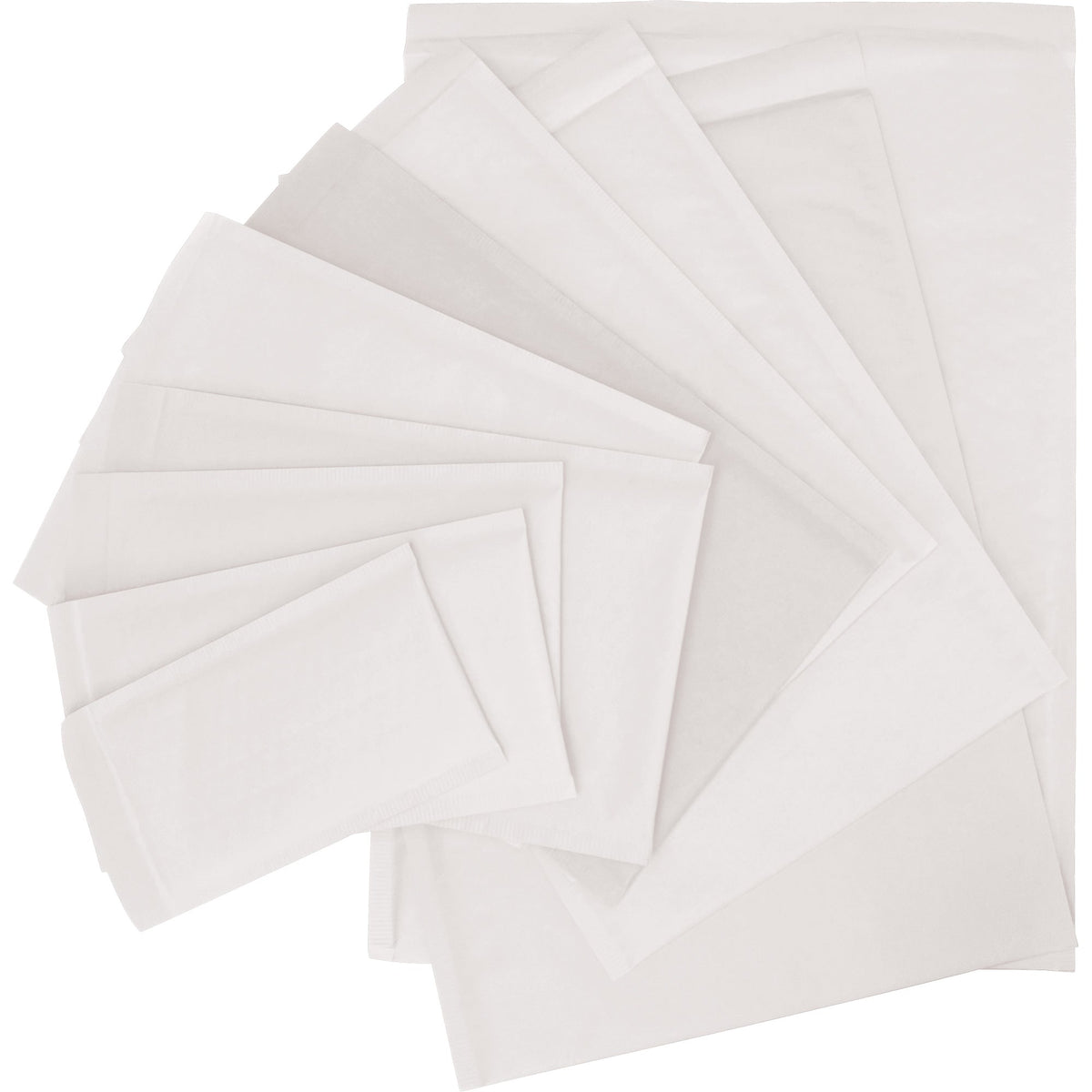 Bubble Shipping Mailer, White Paper, 7-1/4" W x 12" L