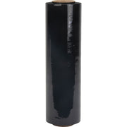 Stretch Wrap, 80 Gauge (20.3 micrometers), 15" x 1500', Opaque Black