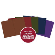 Adorable Scorable Pre-Scored Card Blanks - A5 Darks Selection