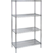 Standard-Duty Chromate Wire Shelving