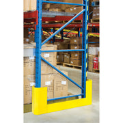 Racking Aisle Protectors, 3" W x 53" L x 16" H, Safety Yellow