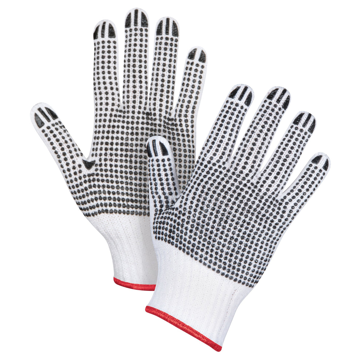 Double-Sided Dotted String Knit Gloves