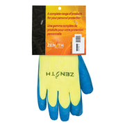 High-Visibility Latex Coated Gloves, 7 Gauge Acrylic, Size 10