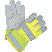 Yellow High-Visibility Winter-Lined Fitters Gloves, Thinsulate, Large