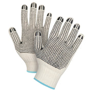 Heavyweight Double-Sided Dotted String Knit Gloves, 7 Gauge, X-Large