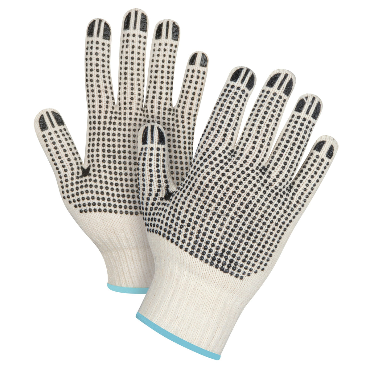 Heavyweight Double-Sided Dotted String Knit Gloves, 7 Gauge, X-Large