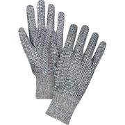 Jersey Gloves, X-Large, Salt & Pepper, Unlined, Knit Wrist