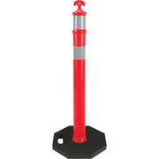 High-Visibility Delineator Post, 42" H, Orange