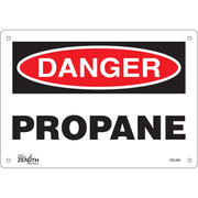 "Propane" Sign, 7" x 10", Plastic, English