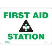 "First Aid Station" Sign