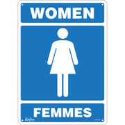 "Women - Femmes" Sign