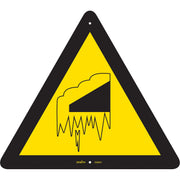 Falling Snow/Ice CSA Safety Sign, 12" x 12", Plastic