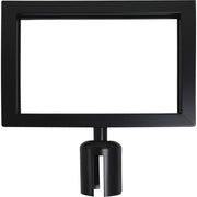 Sign Frame for Crowd Control Post, Black