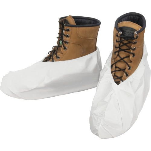 Shoe Covers, One Size, Microporous, White