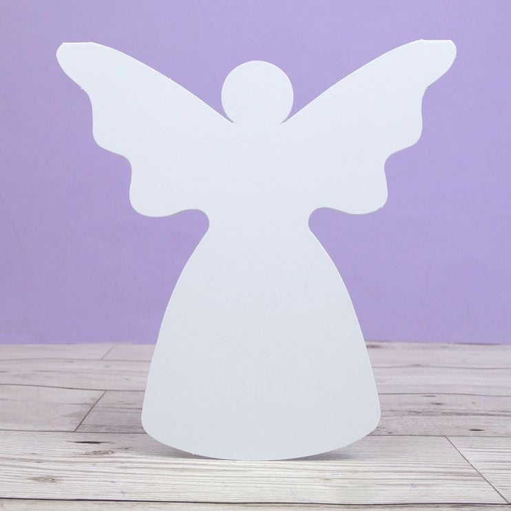 Luxury Shaped Card Blanks & Envelopes - Angel