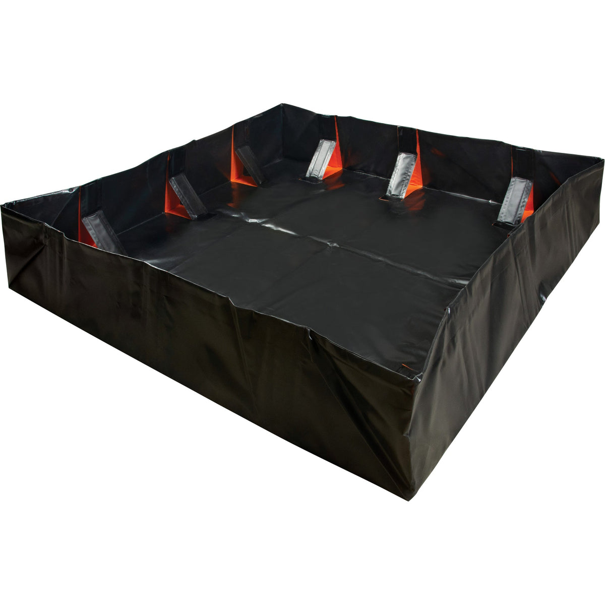 IBX Wall Pop-Up Spill Berm, 6' x 6' x 12", 268 US Gal