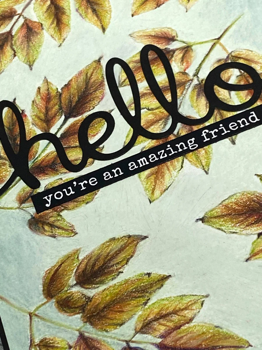 Sketchy Floral - Hello 4x6" Clear Stamp Set 19075