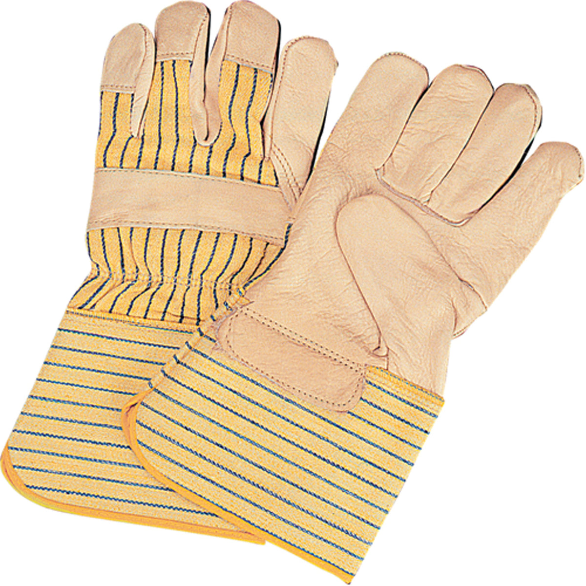 Standard-Duty Dry-Palm Grain Cowhide Fitters Gloves, Large