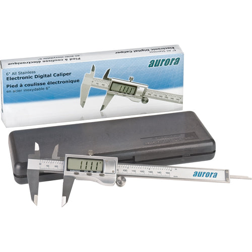 Electronic Digital Calipers, 0-6" (0-152 mm) Range