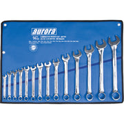 Wrench Set, Combination, 14 Pieces, Metric