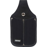 Utility Pouch, Knife Holder, Leather, 3 Pockets