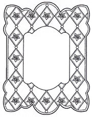 Creative Expressions Stamps - Tudor Diamond