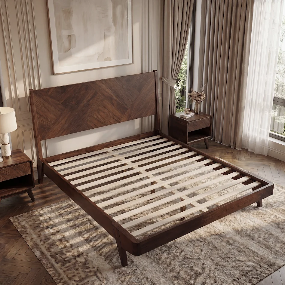 Gazelle Solid Acacia Wood Bed Frame
