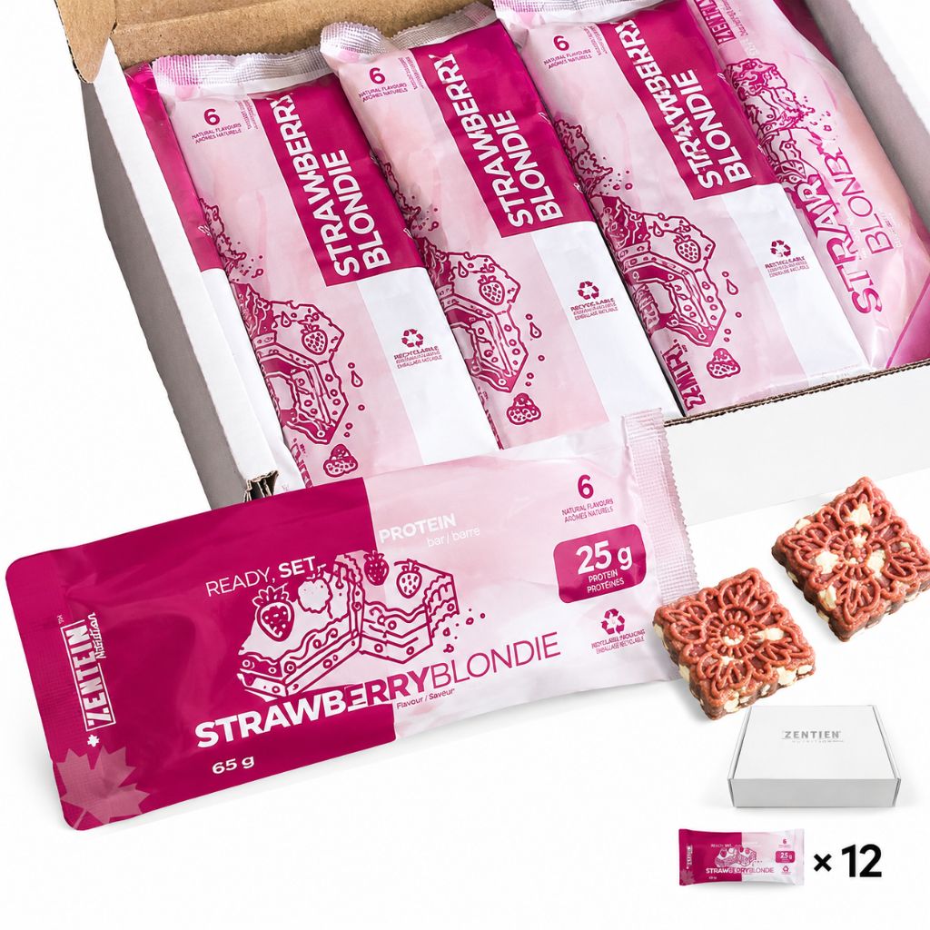 Zentein Nutrition Collagen Protein Bars, Box of 12